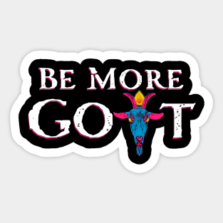 Be more Goat! Sticker